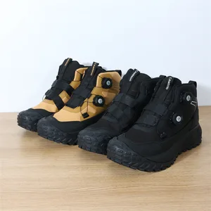 Men's YONGGE Warm -30 Merlot Winter Mesh High-top Non-slip Breathable Outdoor Hiking Mountaineering Shoes Cold-resistant