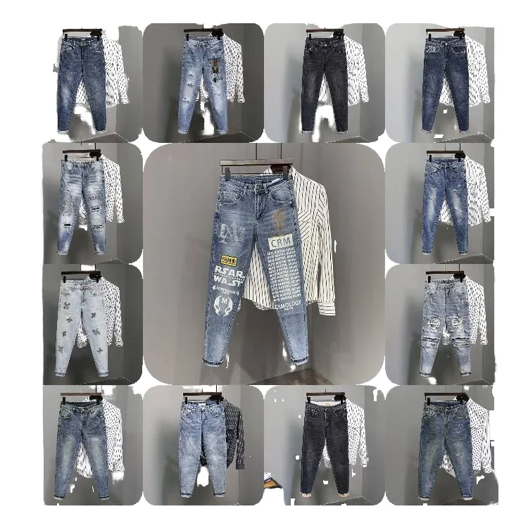 Supplier of International Brands---tapered Jeans Men Skinny Custom Jeans  Men Ripped Denim Men Jeans