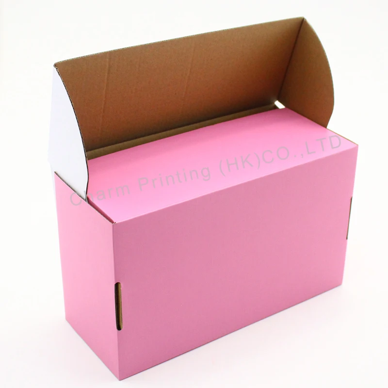 Free Sample Custom Empty Brown Kraft Paper Pink Color Women Shoe Boxes Package for High Heels,Shoe Mailer Box for Gift