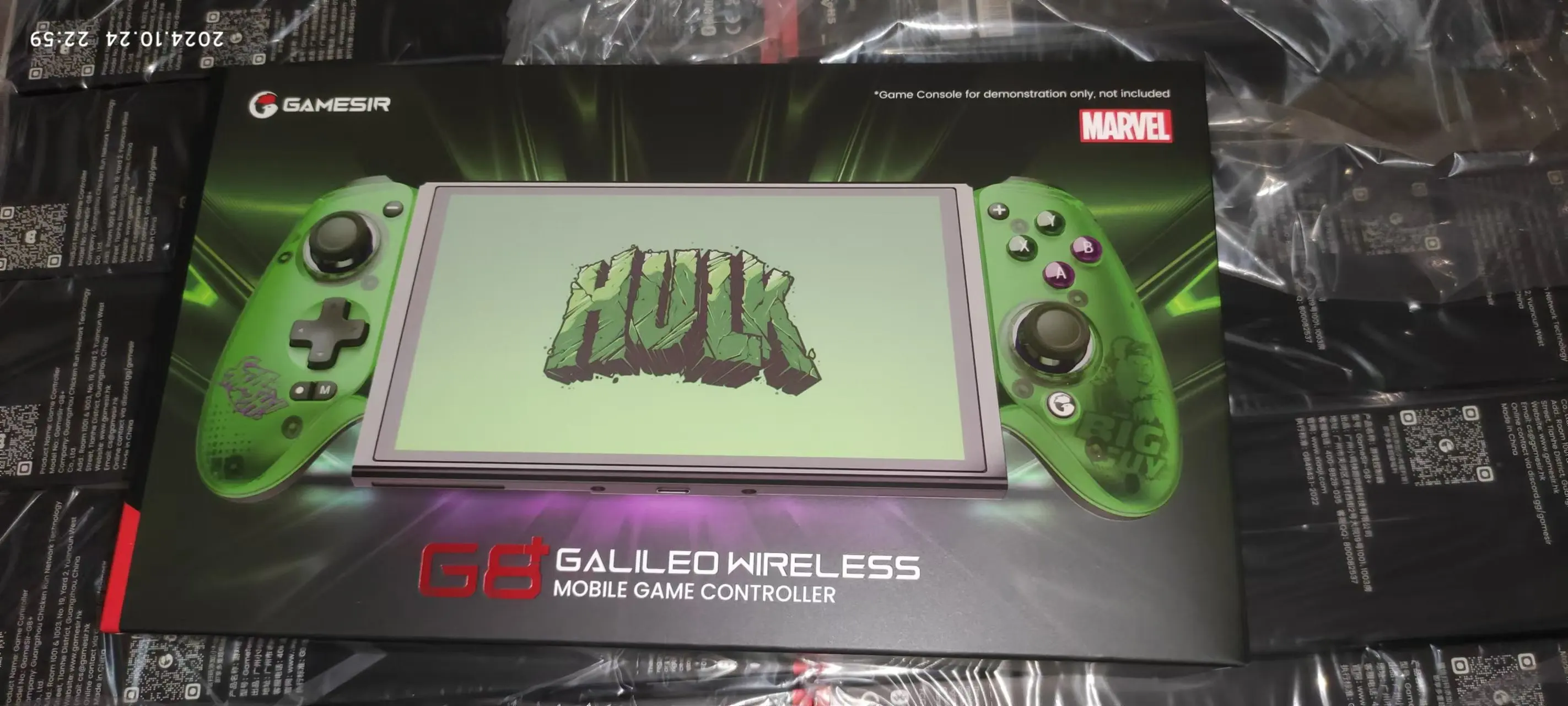 GameSir G8 Plus Hulk com Efeito Hall para IOS Licença