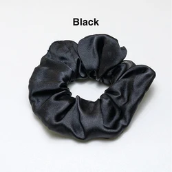Wholesale Silk Hair Scrunchies Customized Color 100% Pure Mulberry Large Silk Scrunchie