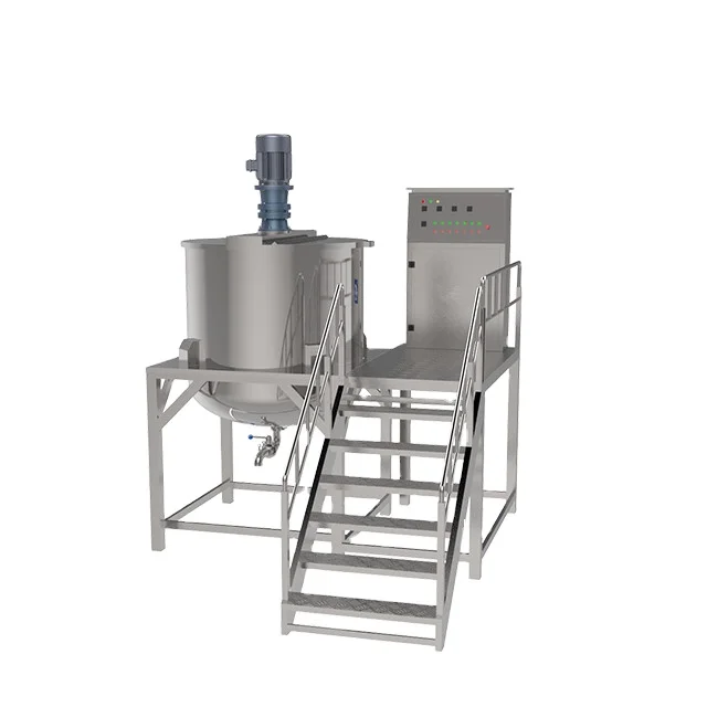 Mixer on Line Liquid Solid Mixing Equipment Soap Making Machine Lotion Machines Industrial Homogenizer Plant Wholesale Mixer