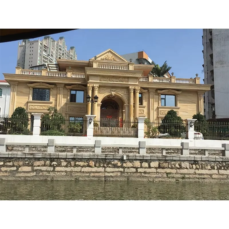 product natural yellow sandstone tiles design cut to size luxury villa exterior wall decor marble for outdoor floor tiles-4