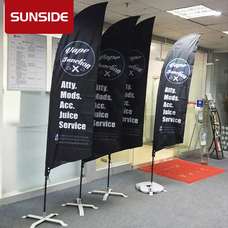 Cheap Advertising Teardrop Outdoor and Promotional Flag Banners