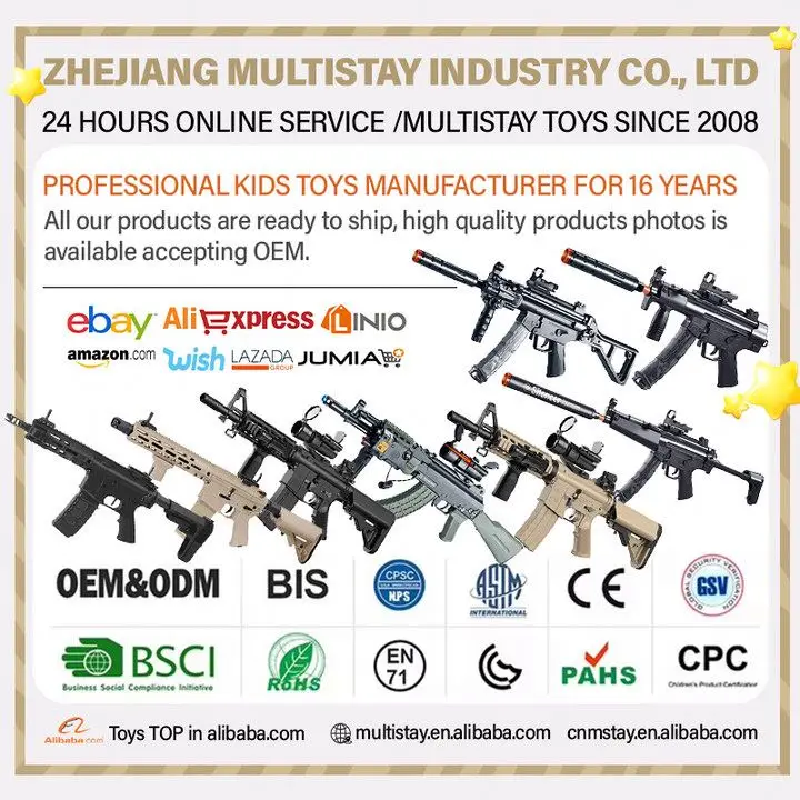 Customize Your Own Logo MP5 UZI Blaster Splatter Ball Gun Fun Paint Splat R Splatrball Soft Bullet Orby Toy Gun