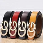 Women belt genuine leather fashion belt high quality women ladies cool belts with bling bling buckle
