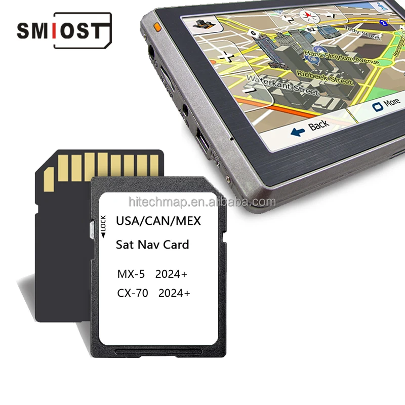 SMIOST for Mazda Android Memory Cards Map Car Navigation GPS Nav Sat for Memorial Card SD CID KR9D 66 16GB USA