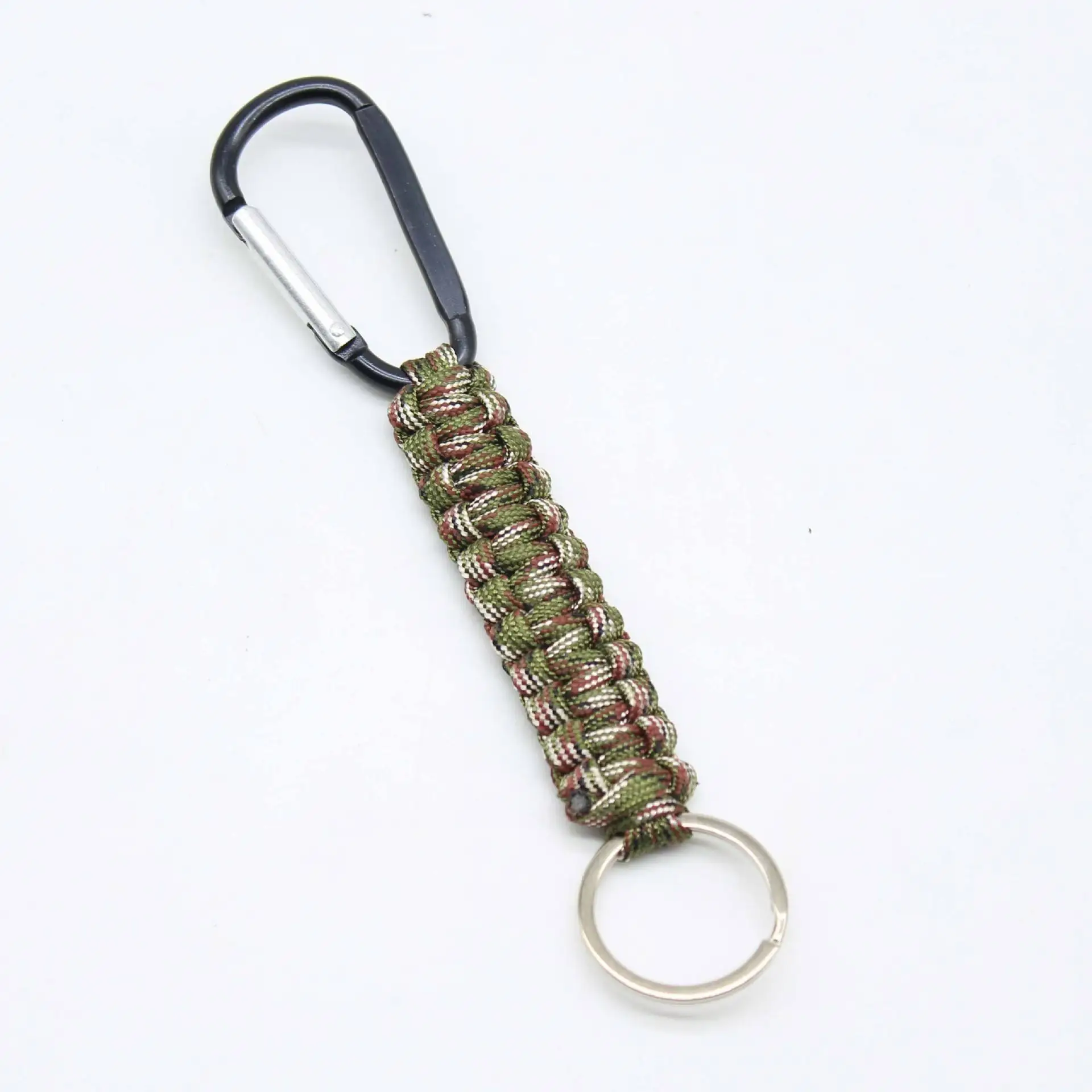 Keychain Keyring Outdoor Carabiner Hanging Hooks Parachute Cord Mommy Clip Hook Stroller Hooks for Water Bottle Keys