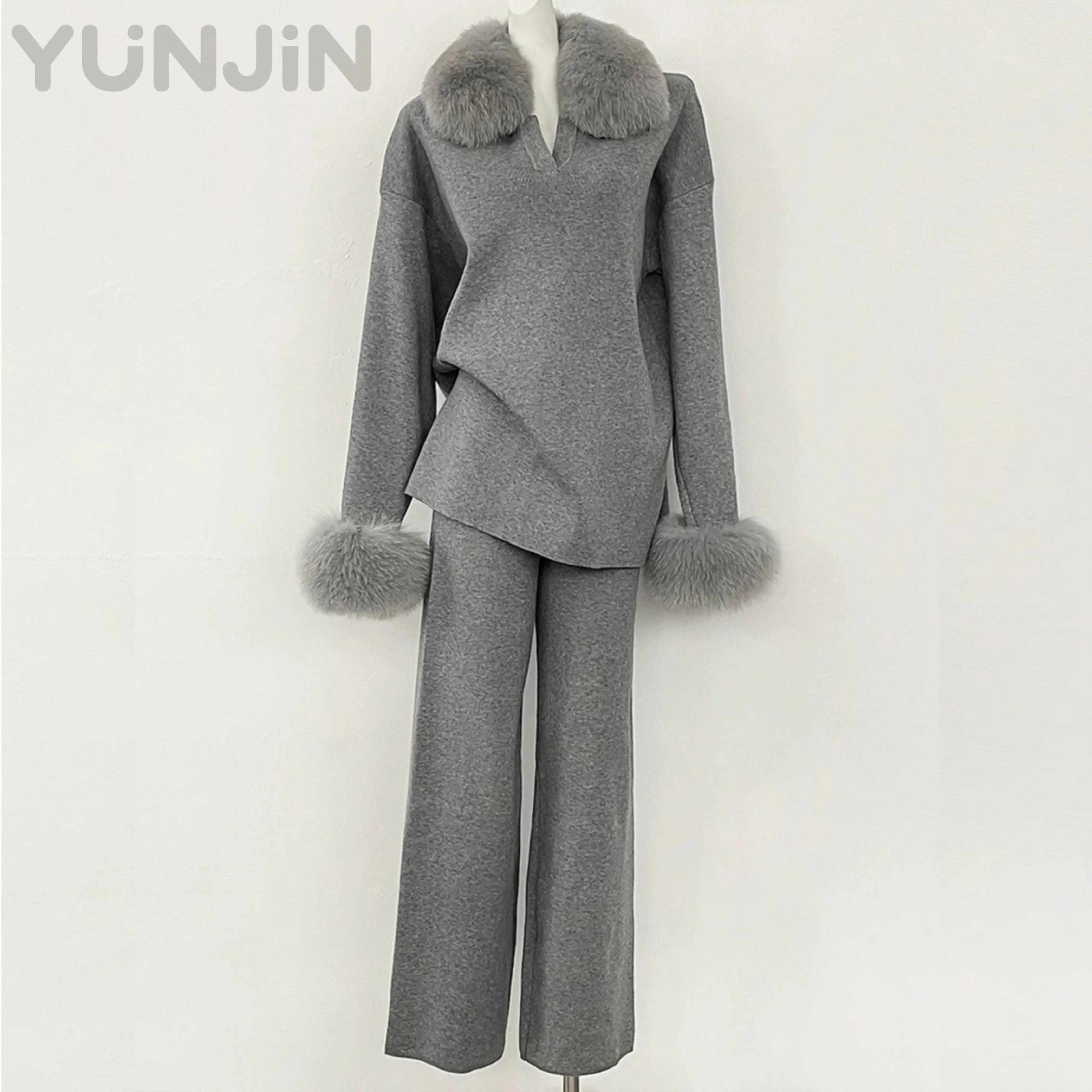 New Natural Genuine Fox Fur Collar Fur Trim