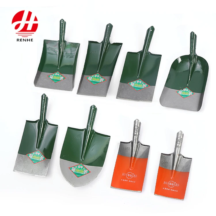 Factory  Farm Tools Flat Head Shovel  Garden Tools Custom Square Spade Shovel With Wood Handle