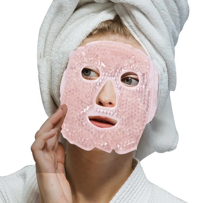 2023 New Arrivals Custom Hot And Cold Mask Pink Reusable Facial Gel
