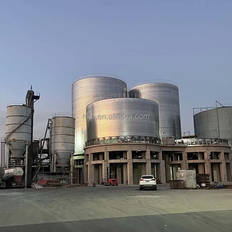 Silo of Limestone Storage Silo Sand Storage Silos