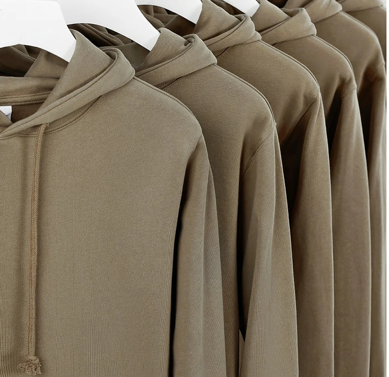 Men’s Heavyweight Sweater High Quality Combed Cotton Fleece Fashion Trendy Blank Hoodie Private Tag