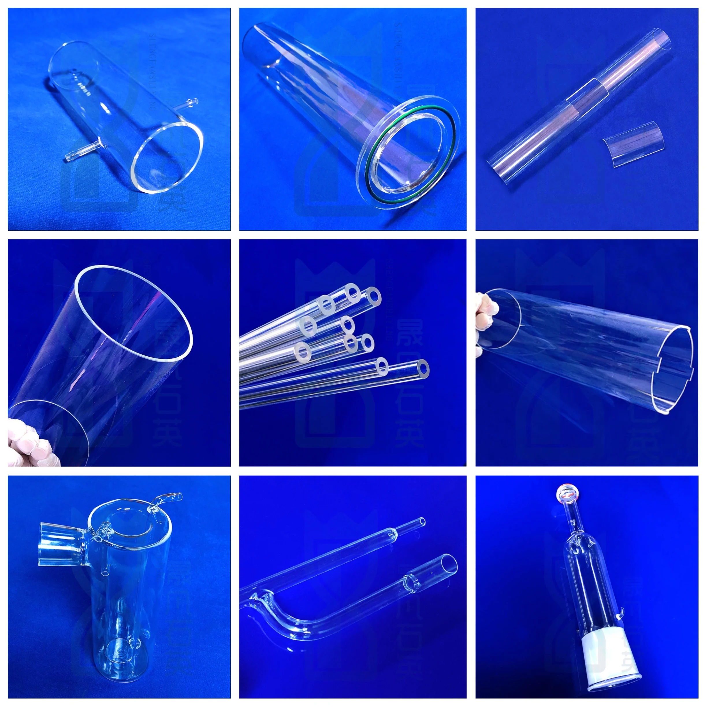 Customized High-purity 99.99% Fused Quartz Round Bottom test Tubes for ...