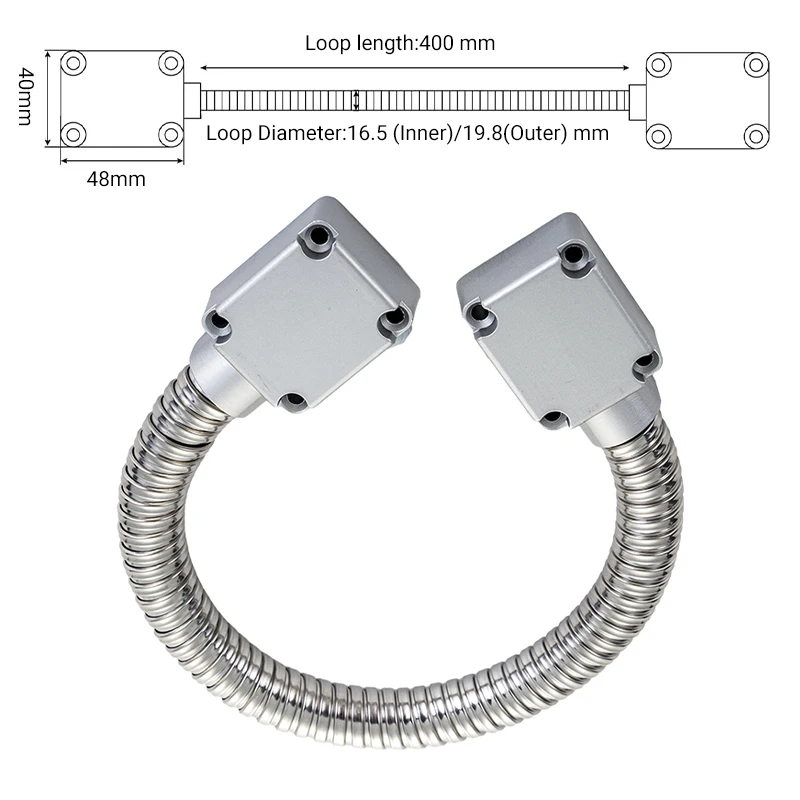 Stainless Steel Door Lock Cable Loop UV Resistant 40cm Zinc Alloy ...