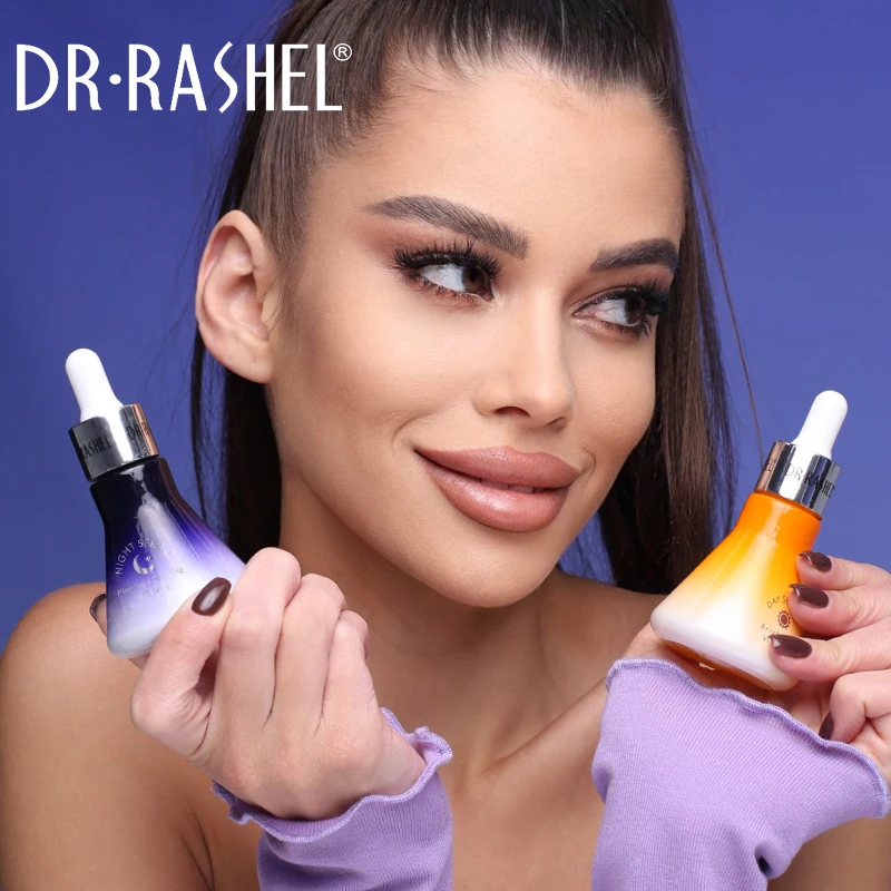Dr Rashel Brightening Repairing Day And Night Use Retinol Vitamin C Serum Set For Face