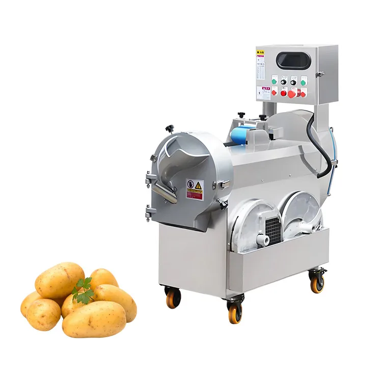 Fruit Vegetable Processing Machines Multi Functional Vegetable Cutter and Slicer Leafy Vegetables Cutting Machine