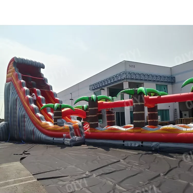 Inflatable Water Slide With Pool for Adult