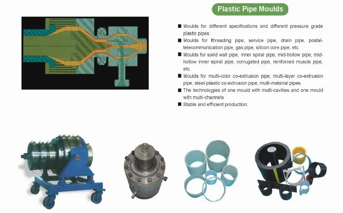 PVC Pipe Mould Extrusion Die Head Mold for Plastic Pipe
