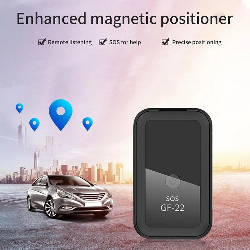 2023 New GF22 Car GPS Tracking Anti Lost Device Voice Control Recordable AGPS BEIDOU WiFi Tracker LBS Tracker