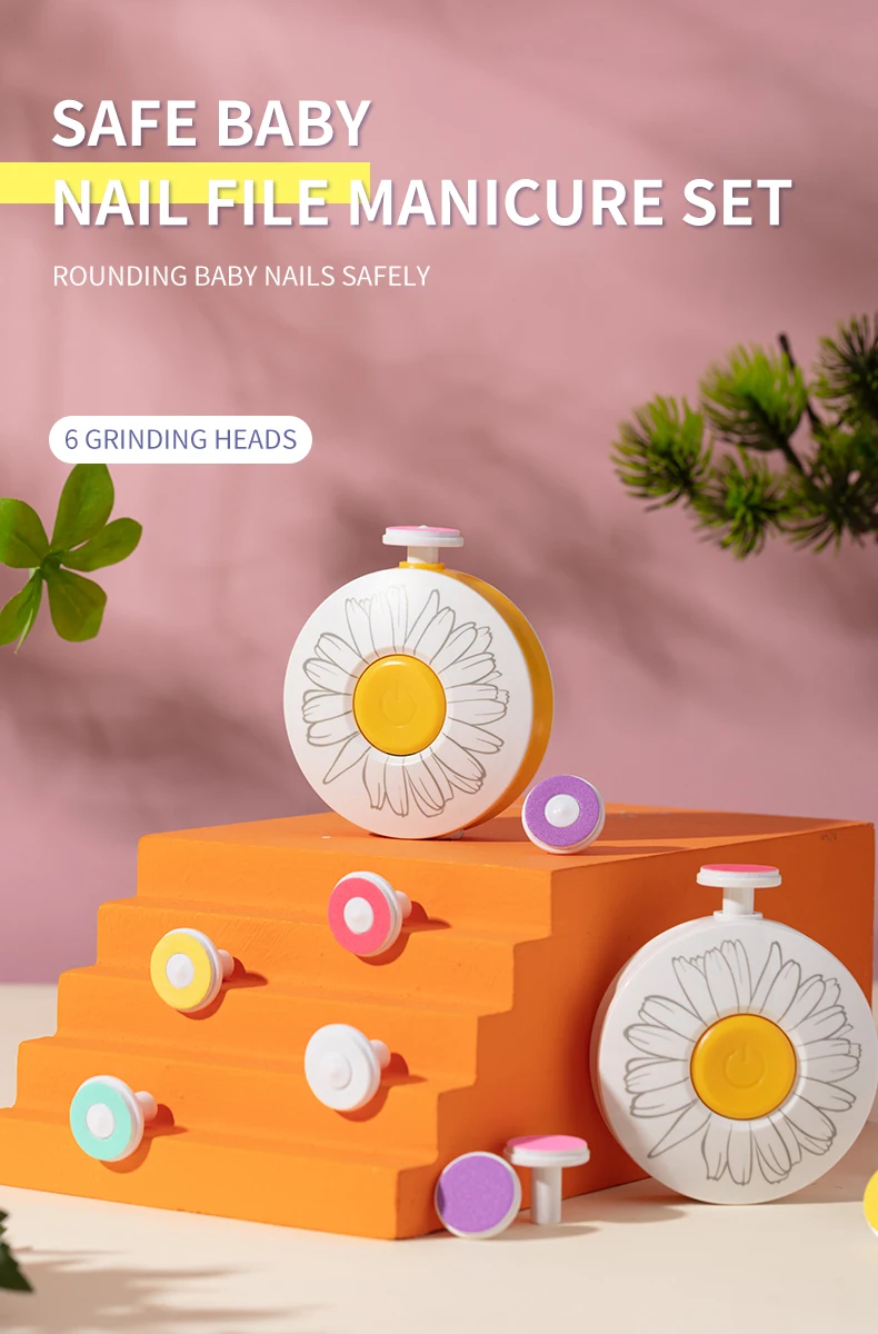 Patented Rechargeable Electric Nail File Two Speed Nail Trimmer For