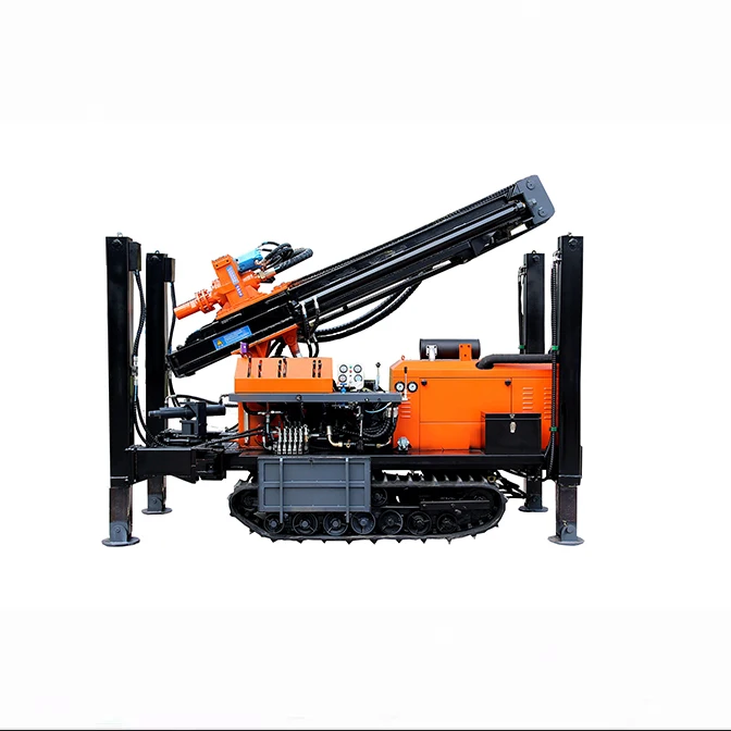 
 Cheap water well drilling rig KW180 180m depth borehole drill water machine dth drill machine