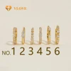 Pendiente de oro de 14k