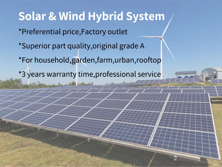 Dawnice Complete Vertical Hybrid Solar and Wind Energy Power System 3KW ...