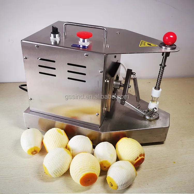 Small Commercial Automatic Fruit Skin Peeler / Lemon Orange Peeling