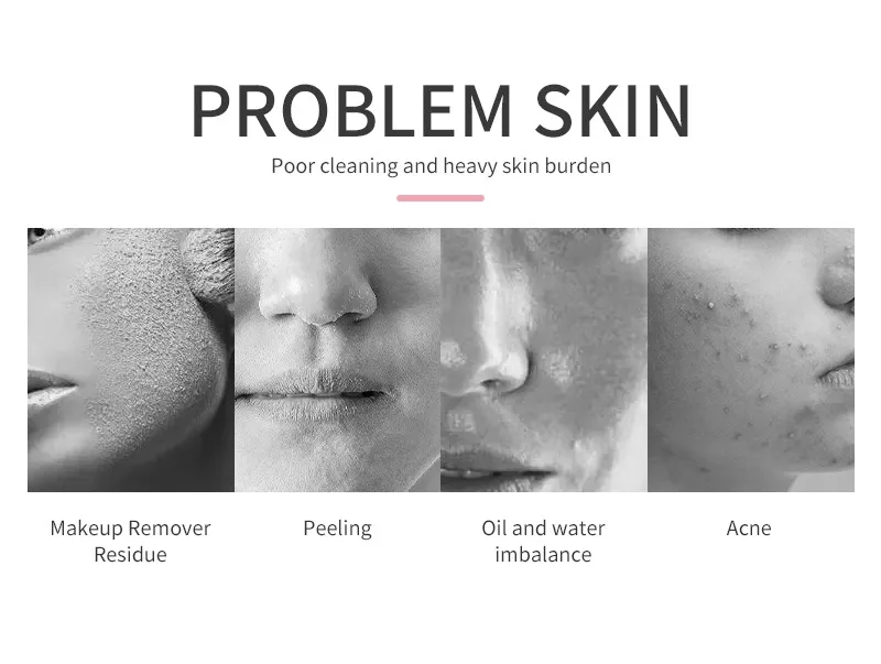 Face Wash Facial Cleanser For Sensitive Skin 4 In 1 Deep Cleansing