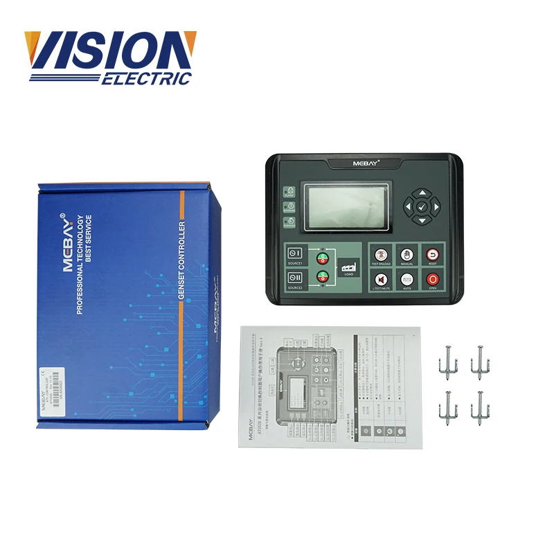 Newly ATS Generator Controller ATS520 With Mains Frequency Display