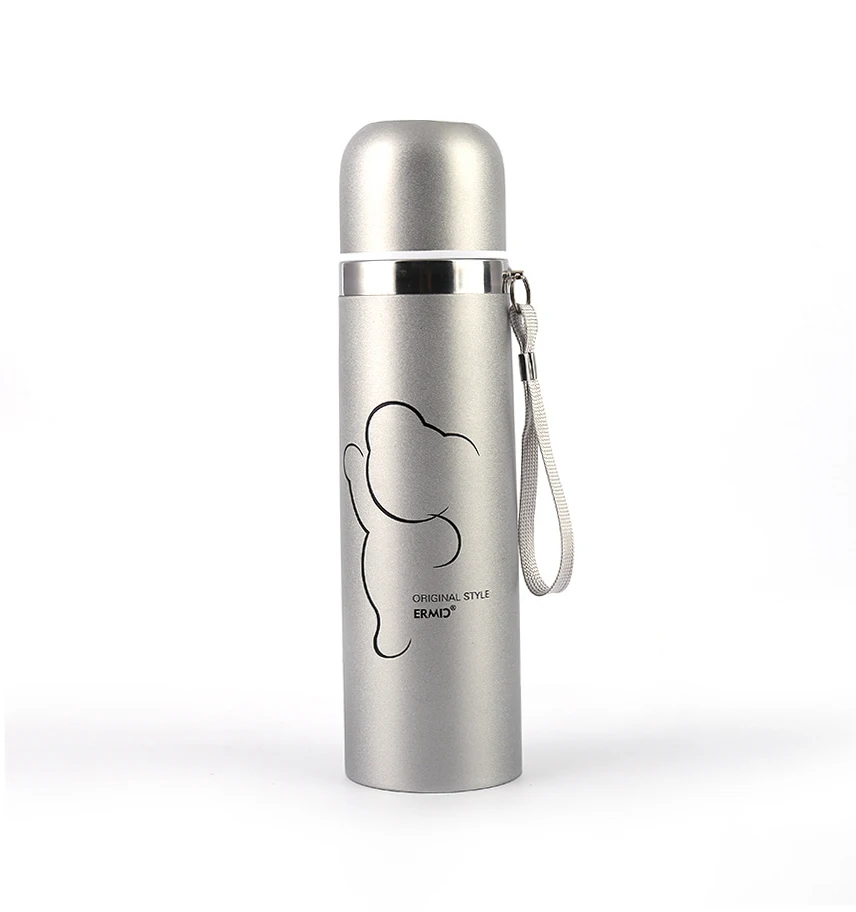 Termos Insulated Cup Vacuum Flasks Stainless Steel Thermal Bottle for Tea Coffee Thermocup with Rpoe  Thermo Mug Easy to Carry