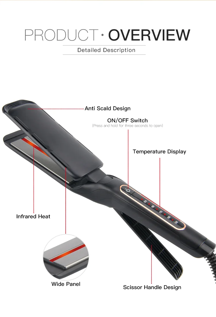 Pritech 5 Temperature Adjustment Profesional Titanium Innovative Wide
