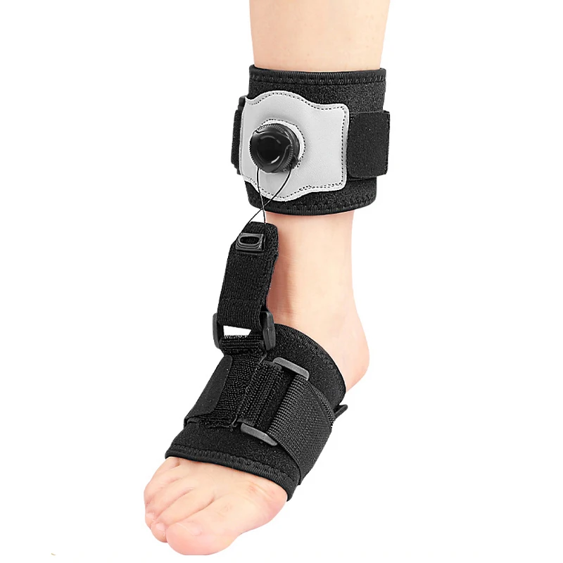Durable Drop Foot Ankle Brace with Foot Drop Correction - Adjustable Strap for Inversion/Eversion Control
