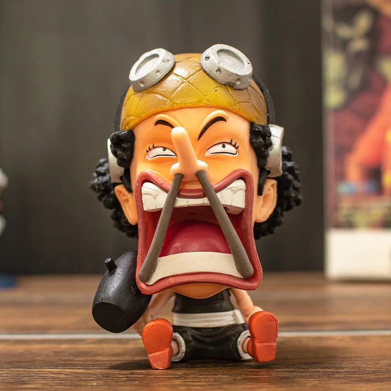 ワンピース　mameco sama 9CM One Pieced Zoro Ace Luffy Model Nico Robin Nami Action
