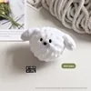Pelota saltarina con emisión de sonido TPR de perro blanco