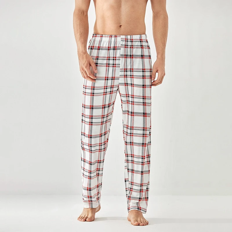 Hot Sale Classic Customized Sleep Bottom Men's Cotton Wholesale Plaid