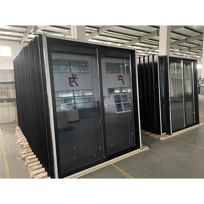 Clear Glass Custom Sliding Window Grill Design Upvc Pvc Vinyl Plastic Frame Window Double Glazed Sound Insulation Slide windows