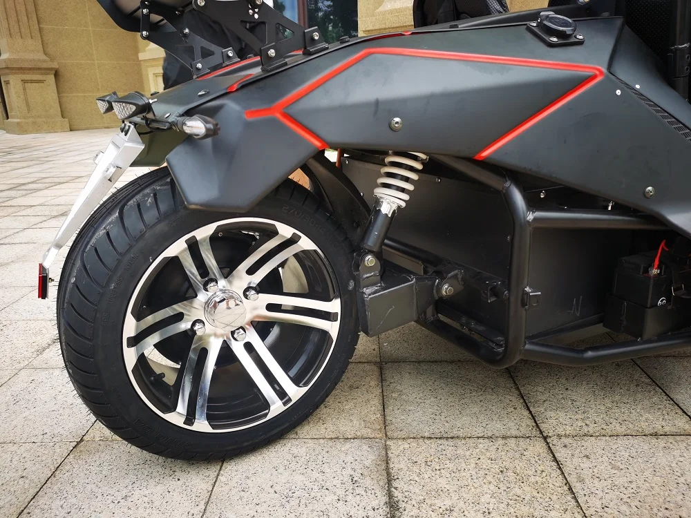 High-Speed ZTR Trike Roadster 10KW Lithium Battery Electric