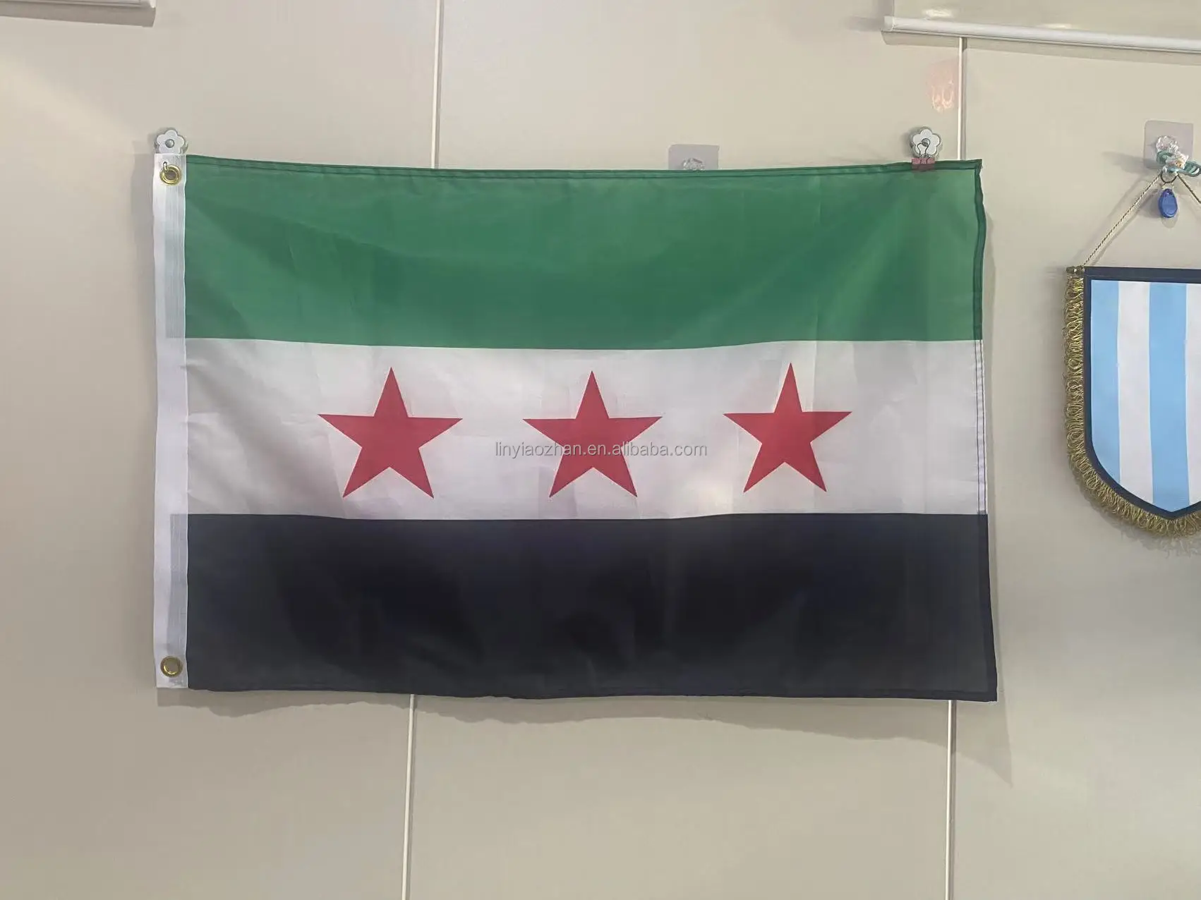 Bandiera della Turchia resistente 3x5 m, nylon Oxford di lunga durata, 210D,Luna ricamata e stelle,Quattro file di cucitura Fly Ends,Bandiere nazionali turche Decorazione regalo Yard House Banner