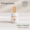 Naranja y Blanco Vibrantes