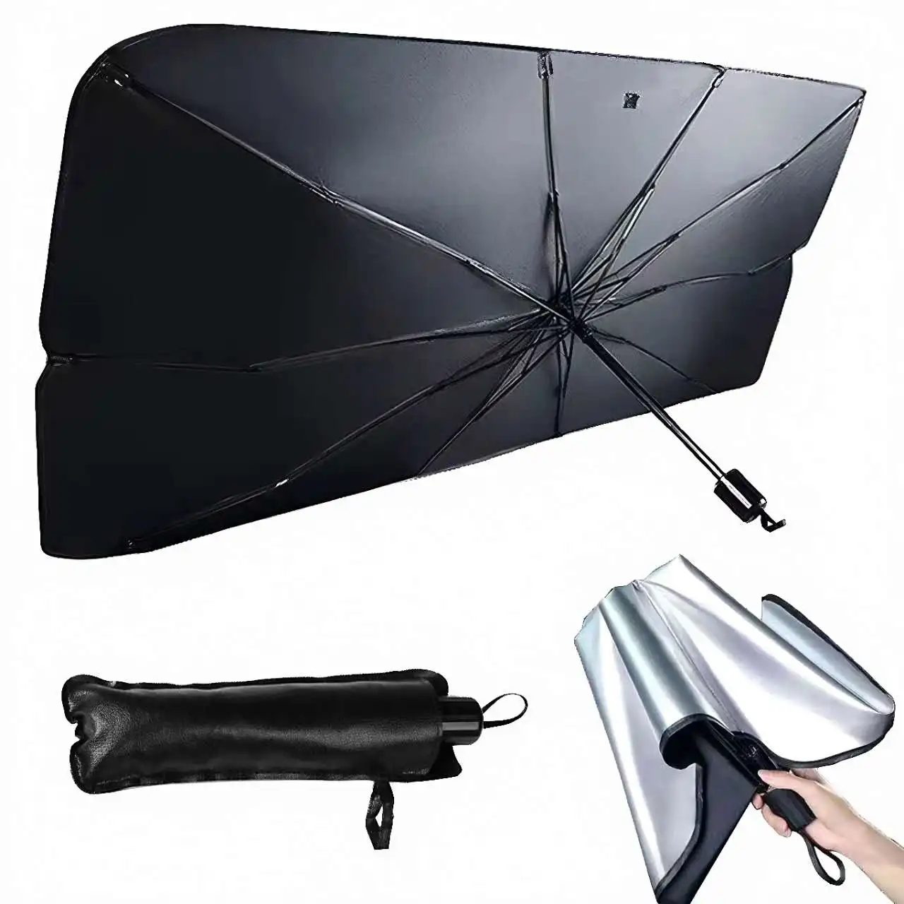 Автомобильный ветрозащитный солнцезащитный козырек для легкого удаления прочный зонт с УФ-блоком чехлы грузовых автомобилей