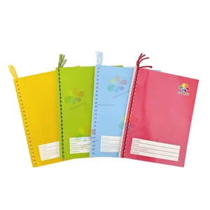 Yarn-Bound Exercise Notebook 80 Sheets - Ruled Paper with Margin for School Writing