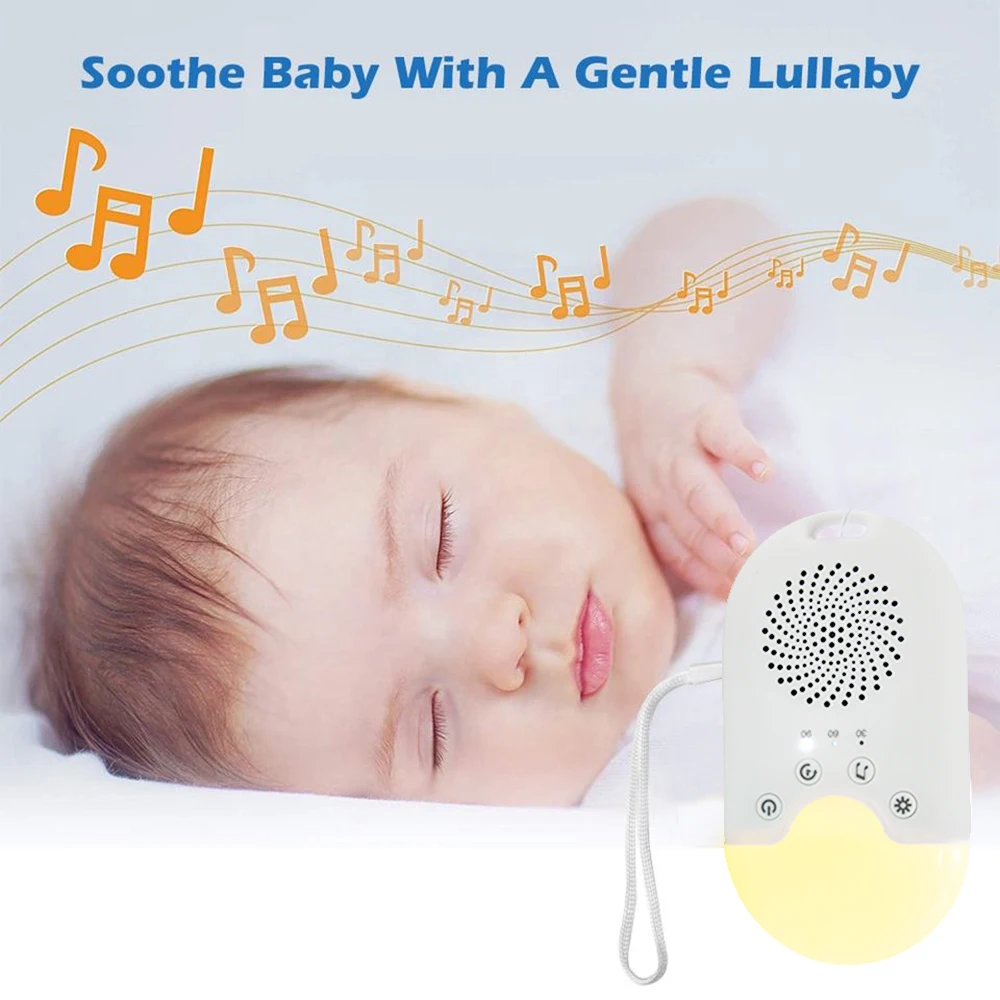 Portable White Noise Machine Sleepers Sound Machine Star Projector Baby Soother Relaxation Sleep Aid For B