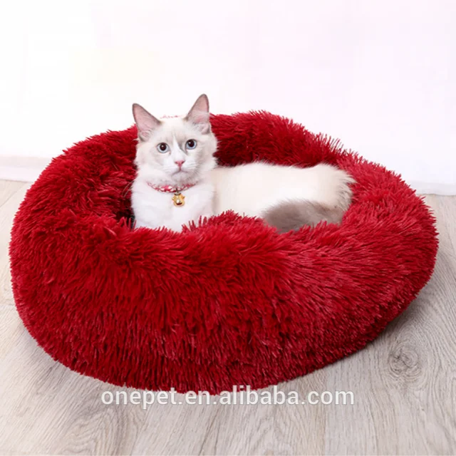 Wholesale high quality pet products cheap price donut style dogs bed