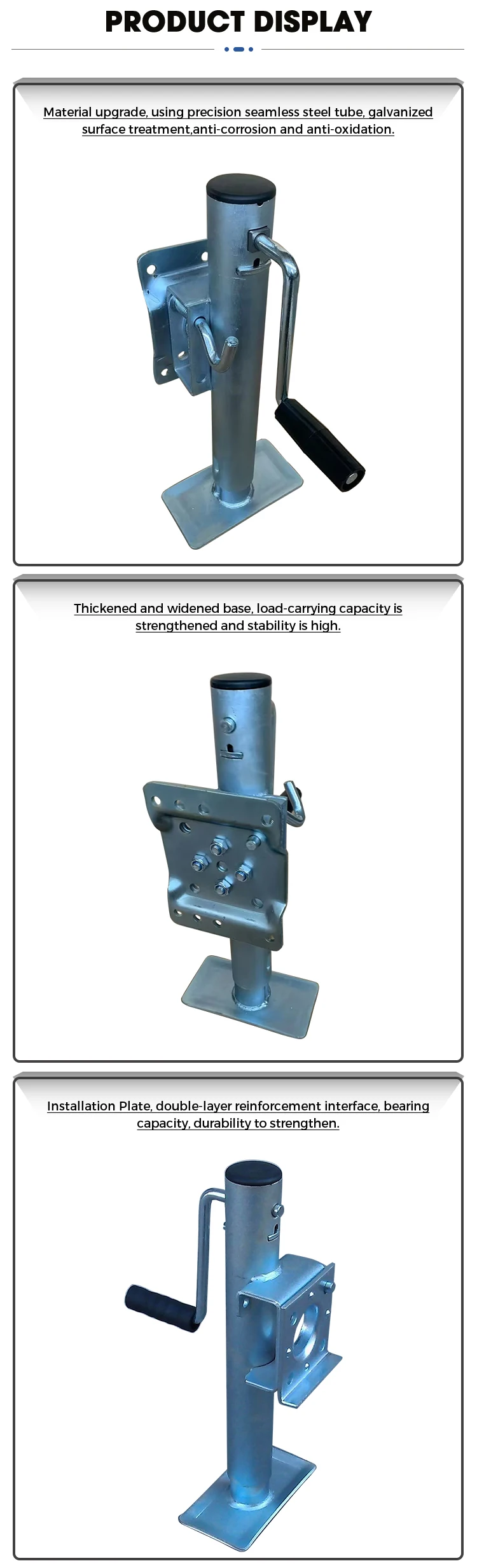 Trailer Stabilizer Jack Stand Motor Swivel Mount Trailer Jack Buy