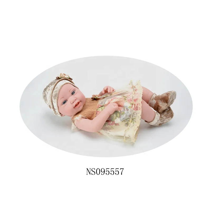 Girls Favorite Play Simulation Soft Vinyl Doll Toys Outfits 15 Inch Silicon Baby Doll Realistic Reborn for Sale