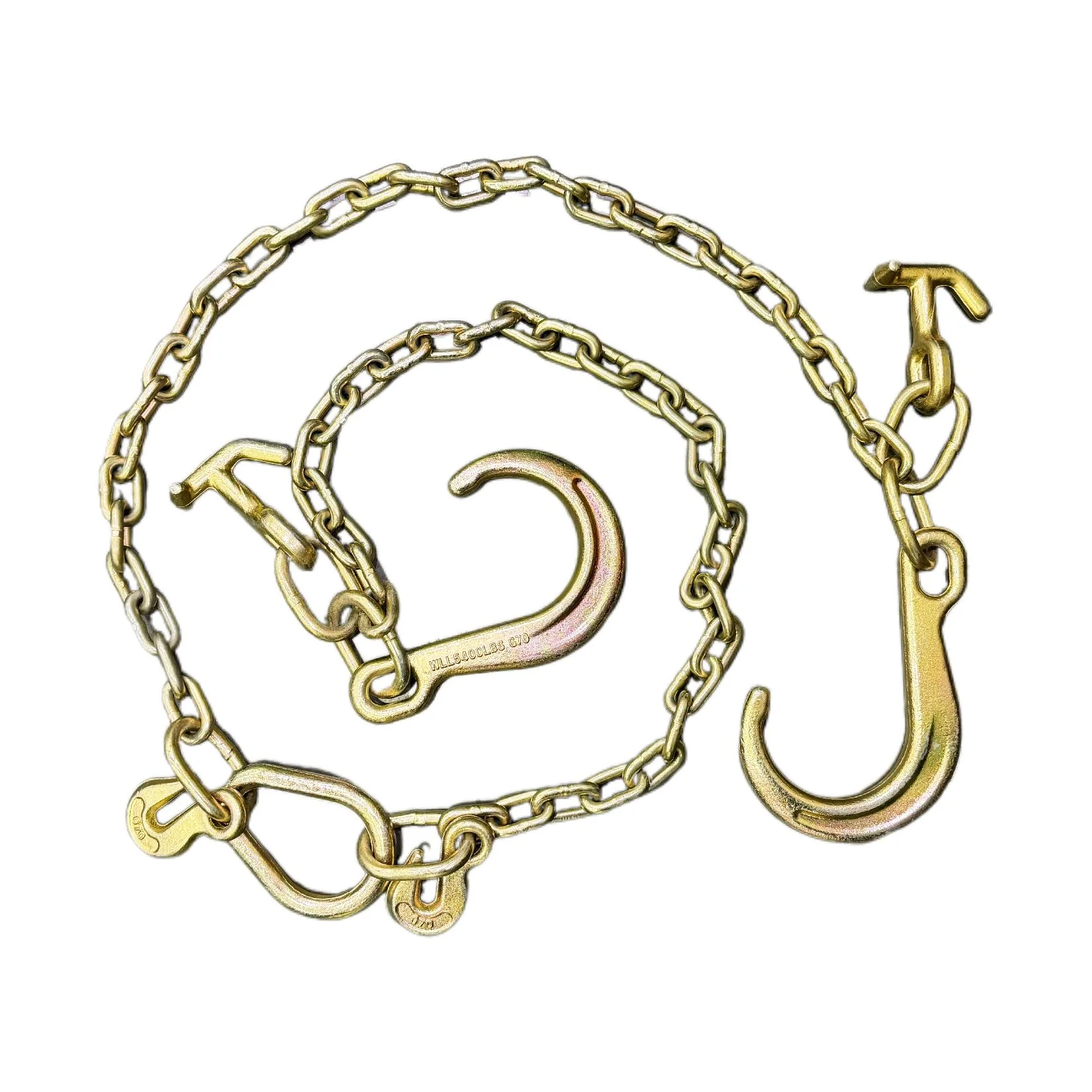 Heavy Duty Galvanized Alloy Steel G70 V-Chain with 8