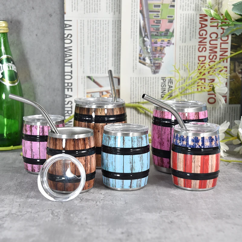 3oz Mini Beer Can Pattern Stainless Steel Shotglass Metal Coffee Mug