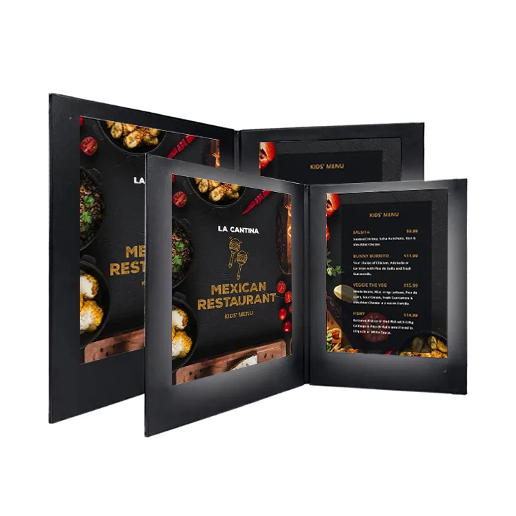 Restaurant Menu Display Led A4 Menu Holder with Led Menu Led Display